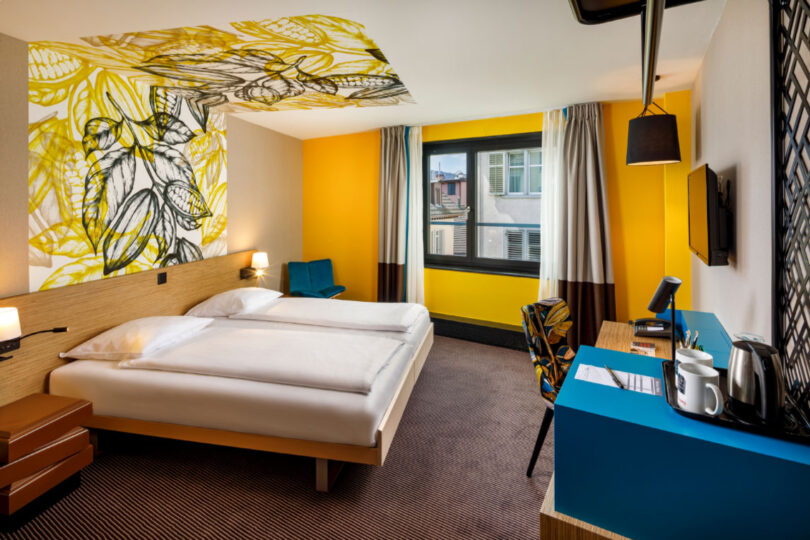 Hotel Swiss Chocolate Zimmer mit neuen Elektroinstallationen